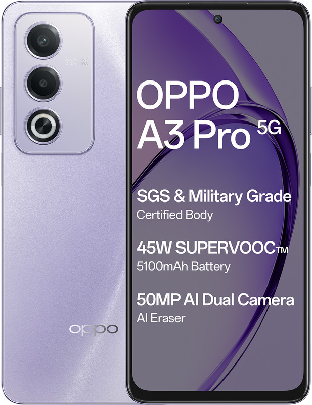 OPPO A3 Pro 5G (Moonlight Purple, 128 GB)(8 GB RAM)