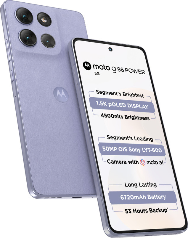 MOTOROLA G86 Power 5G (Pantone Cosmic Sky, 128 GB)(8 GB RAM)