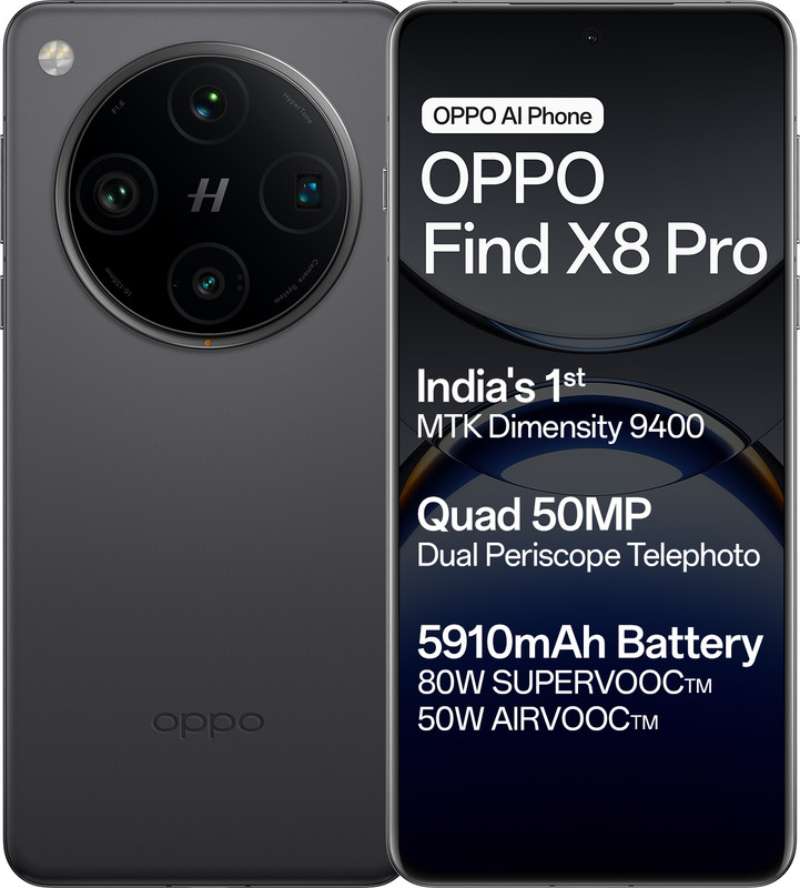 OPPO Find X8 Pro 5G (Space Black, 512 GB)(16 GB RAM)