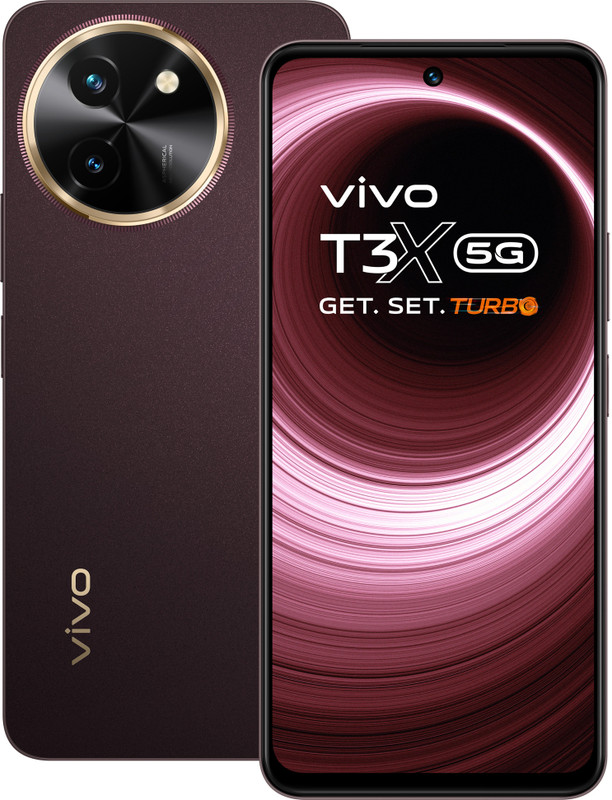 vivo T3x 5G (Crimson Bliss, 128 GB)(6 GB RAM)