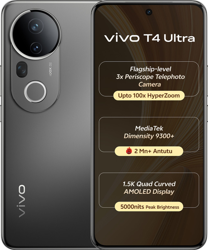 vivo T4 Ultra 5G (Meteor Grey, 256 GB)(8 GB RAM)