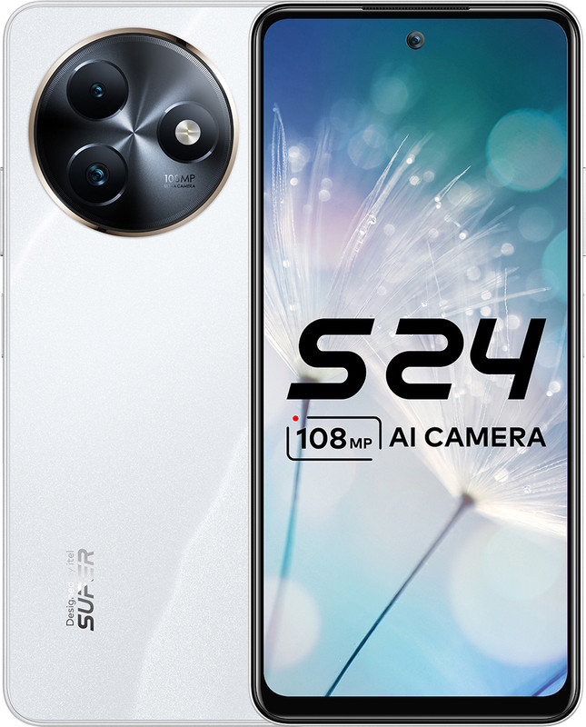 itel S24 (Dawn White, 128 GB)(8 GB RAM)