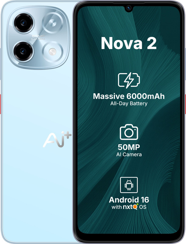 Ai+ Nova 2 5G (Blue, 128 GB)(4 GB RAM)