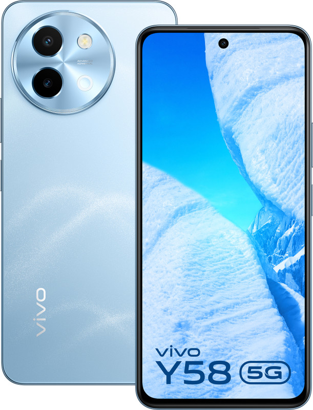 vivo Y58 5G (Himalayan Blue, 128 GB)(8 GB RAM)