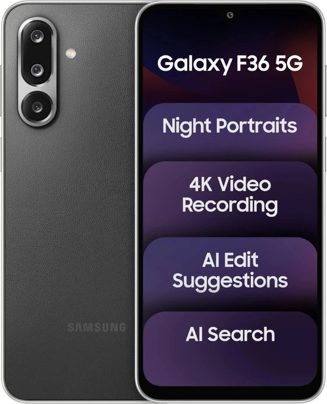 Samsung Galaxy F36 5G (Onyx Black, 128 GB)(6 GB RAM)