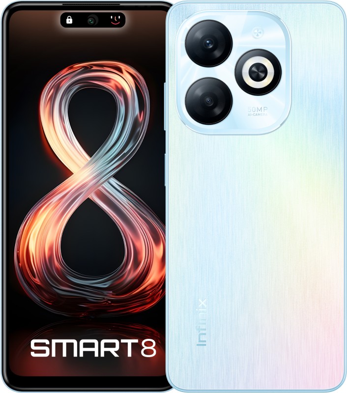 Infinix SMART 8 (Rainbow Blue, 64 GB)(4 GB RAM)