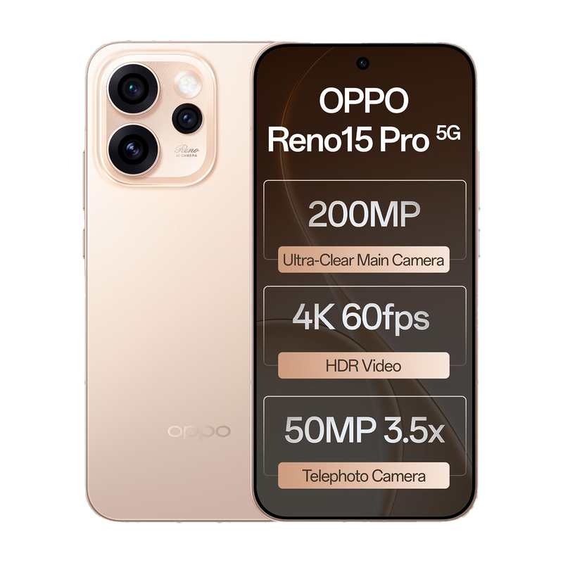 OPPO Reno15 Pro 5G (Sunset Gold, 256 GB)(12 GB RAM)