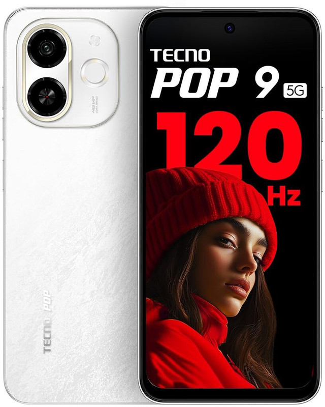 Tecno POP 9 5G (Aurora Cloud, 128 GB)(4 GB RAM)