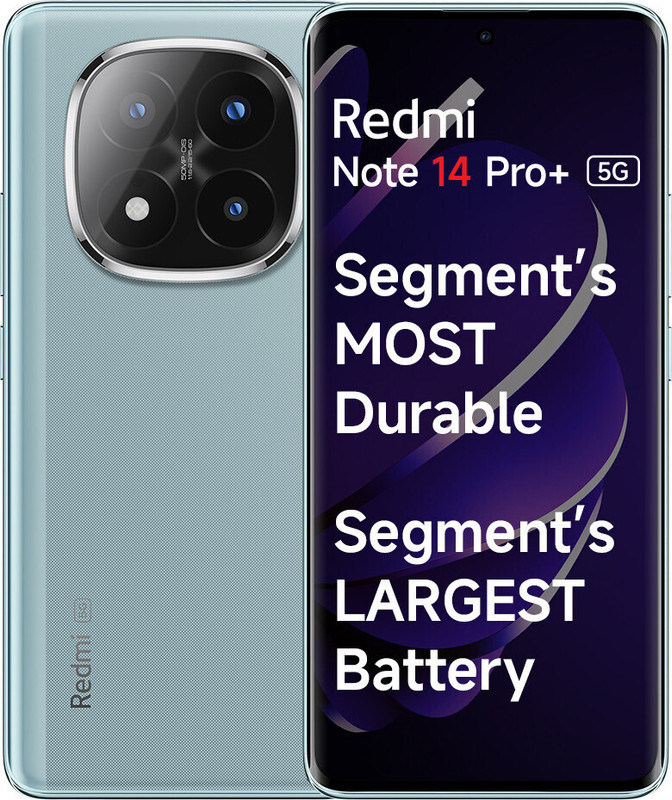 REDMI Note 14 Pro+ 5G (Spectre Blue, 512 GB)(12 GB RAM)