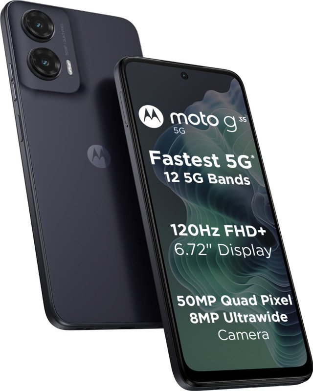MOTOROLA g35 5G (Midnight Black, 128 GB)(4 GB RAM)