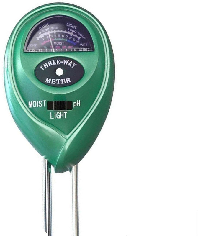 Oblivion 3-in-1 Soil Tester & Plant Moisture Sensor for Accurate Gardening 3-in-1 Soil Tester – Plant Moisture, pH & Light Sensor (Green) All-in-One Analog Moisture Measurer(40 mm)