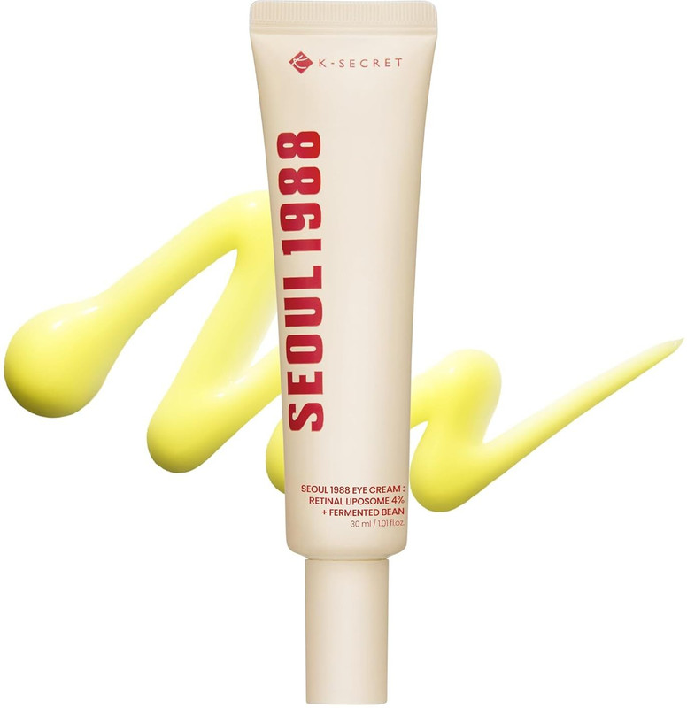 Novmiko Seoul 1988 Eye Cream Liposome 4% Retinal Care for Wrinkles and Bright Under-Eyes Cream Roll Horn(30 cm Pack of 1)