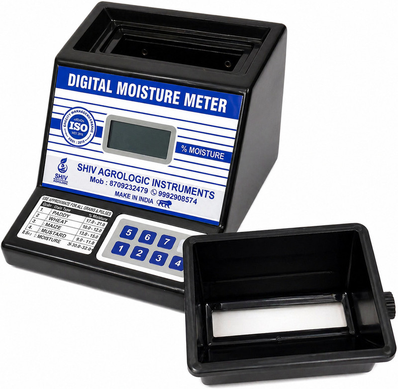 shiv agrologic instruments Shiv Agrologic Advanced Digital Moisture Meter All-in-One Digital Moisture Measurer(150 mm)