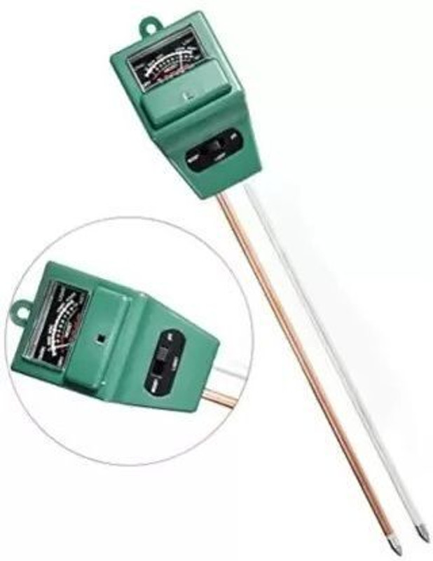 Real Instruments Soil Tester, 3-in-1 Soil Moisture, ph Meter Pinless Digital Moisture Measurer Pin-Type Analog Moisture Measurer(133 mm)