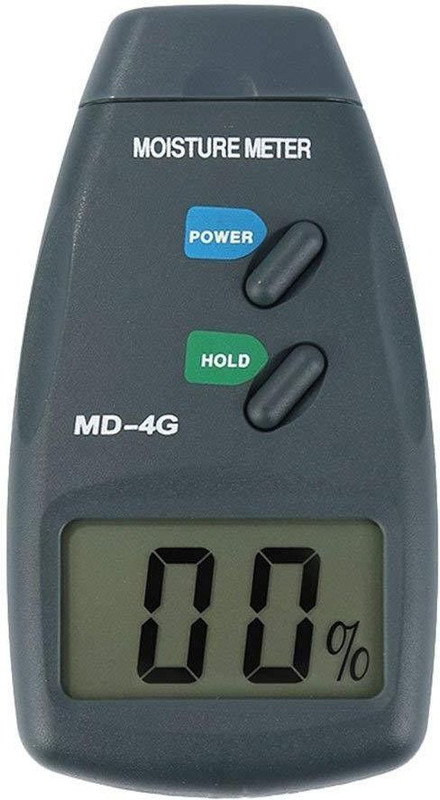 True Sense 4 Pin MD-4G 5% to 40% Digital Wood Moisture Meter Humidity Tester Timber Damp Firewood Bamboo Measure the Percentage of Water Content in Wood, Fibrous Objects, Firewood, Paper, Medicinal Materials, Timber, Sheetrock, Carpets, Cotton, Paint Detector Digital Moisture Meter For Wood Portable
