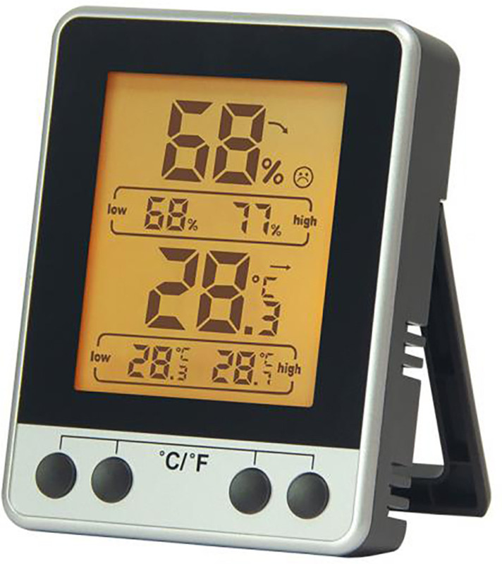 Techzere NQ531 Hygrometer Humidity Gauge Indicator Digital Indoor Thermometer Room Temperature All-in-One Digital Moisture Measurer(25 mm)