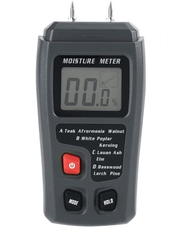 thermomate 01 Two Pins Digital Wood Moisture Meter Humidity Tester Pin-Type Digital Moisture Measurer(10 mm)