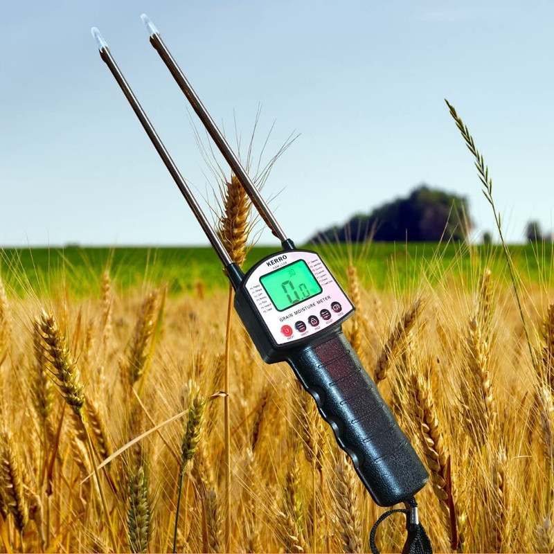 KERRO KMG-2108 moisture meter KERRO Smart Sensor Digital Grain Moisture Meter KMG-2108 Pin-Type Digital Moisture Measurer(300 mm)