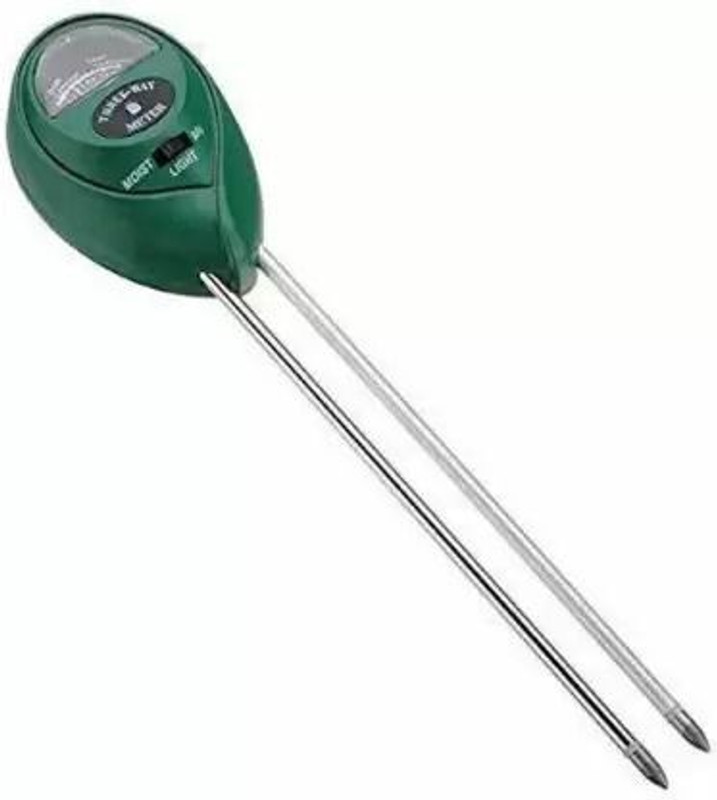Real Instruments Soil PH Meter,3-in-1 Soil Tester Kits For Garden,Farm,Indoor & Outdoor 3-in-1 Soil Tester All-in-One Digital Moisture Measurer(100 mm)