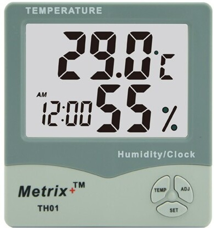 metrixplus TH01 Indoor temperature and humidity display All-in-One Digital Moisture Measurer(40 mm)