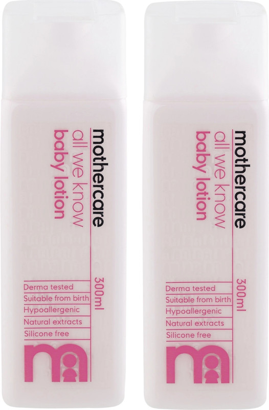 Mothercare All We Know Baby Lotion Combo pack 2 pcs(600 ml)