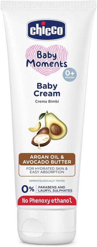 Chicco Baby Cream with Argan Oil & Avocado Butter 0M+(200 g)