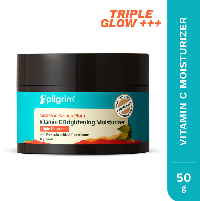 Pilgrim Australian Kakadu Plum Vitamin C Brightening Glow Face Moisturizer(50 g)