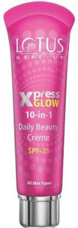 LOTUS HERBALS Xpress Glow 10 in 1 Daily Beauty Creme Royal Pearl (30 g) SPF -25(30 g)