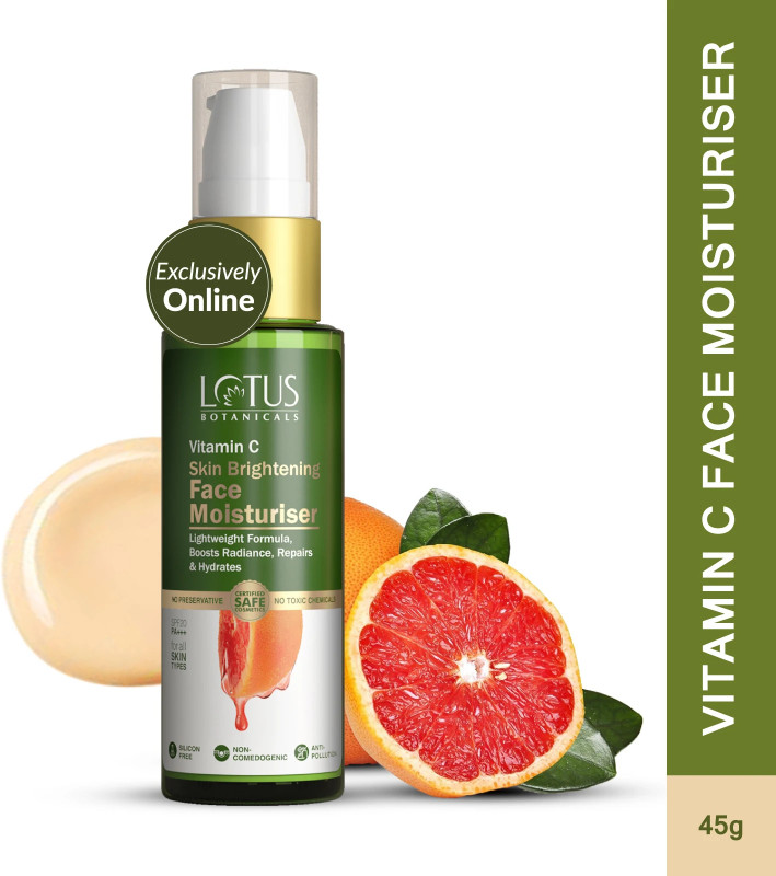 Lotus Botanicals Vitamin C Skin Brightening Face Moisturizer SPF(45 g)