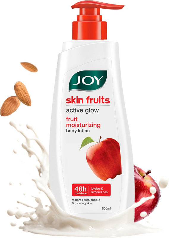 Joy Active Glow Fruits Moisturizing Body Lotion For All Skin Types(600 ml)