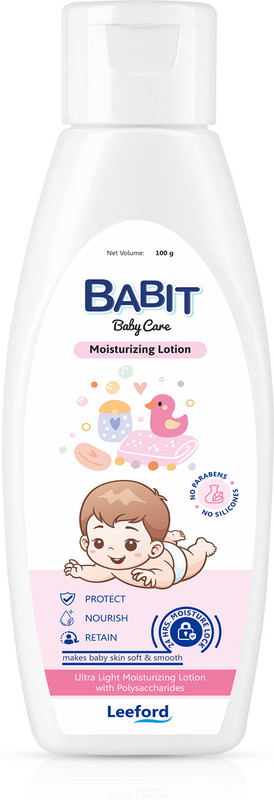 BABIT Baby Lotion | Soothes Hydrates & Prevents Dryness Non-Sticky(100 g)