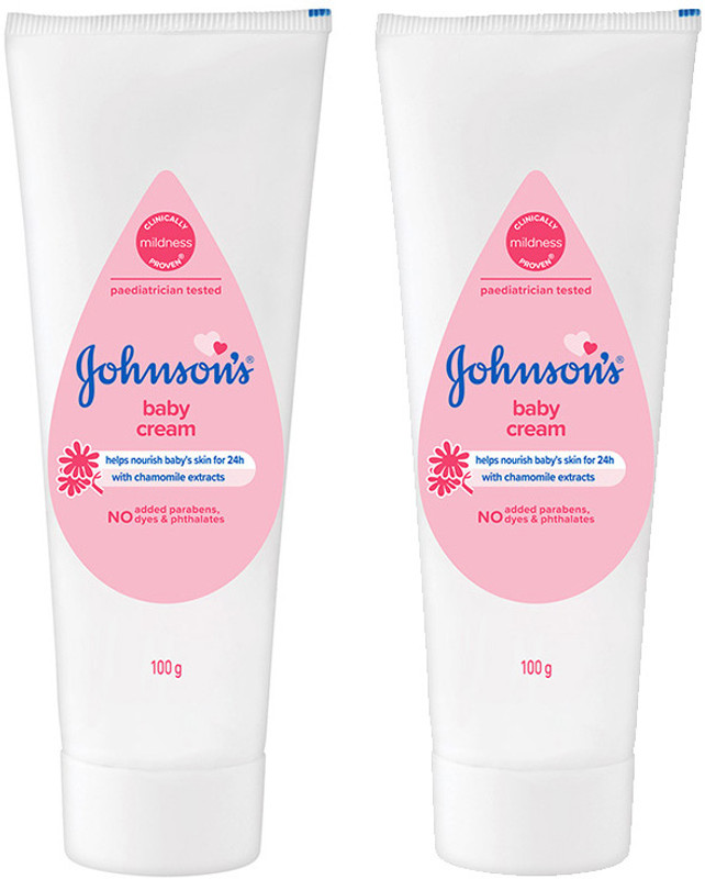JOHNSON'S Baby Cream 100gm - Pack of 2s(200 g)