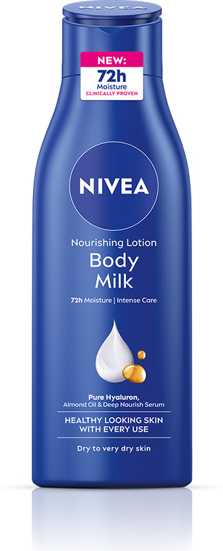 NIVEA Body Lotion for Very Dry Skin, Nourishing Body Milk with 2x Almond Oil, For Men & Women(120 ml)