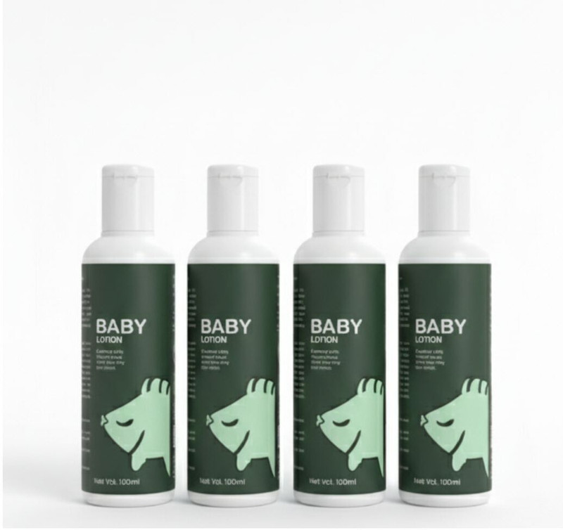 DOOMSDAY Baby lotion enriched with naturall herbs pack of 4(100 ml)