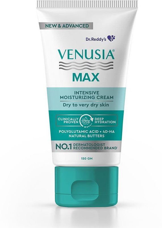Dr. Reddy's Venusia Max Intensive Moisturizing Cream with 4D Hyaluronic Acid(150 ml)