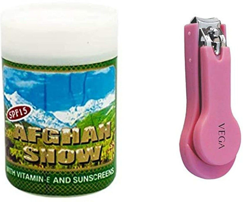 RSINC Afgan Snow Cream-100 gm +Baby Nail Clipper 16g)(100 g)