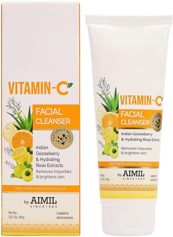 VGSE Vitamin-C Facial Cleanser With Lemon & Rose Extracts,Face Wash(100 g)