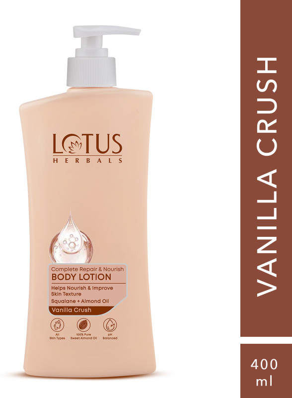 LOTUS HERBALS Complete Repair & Nourish Body Lotion, Helps Improve Skin Texture(400 ml)