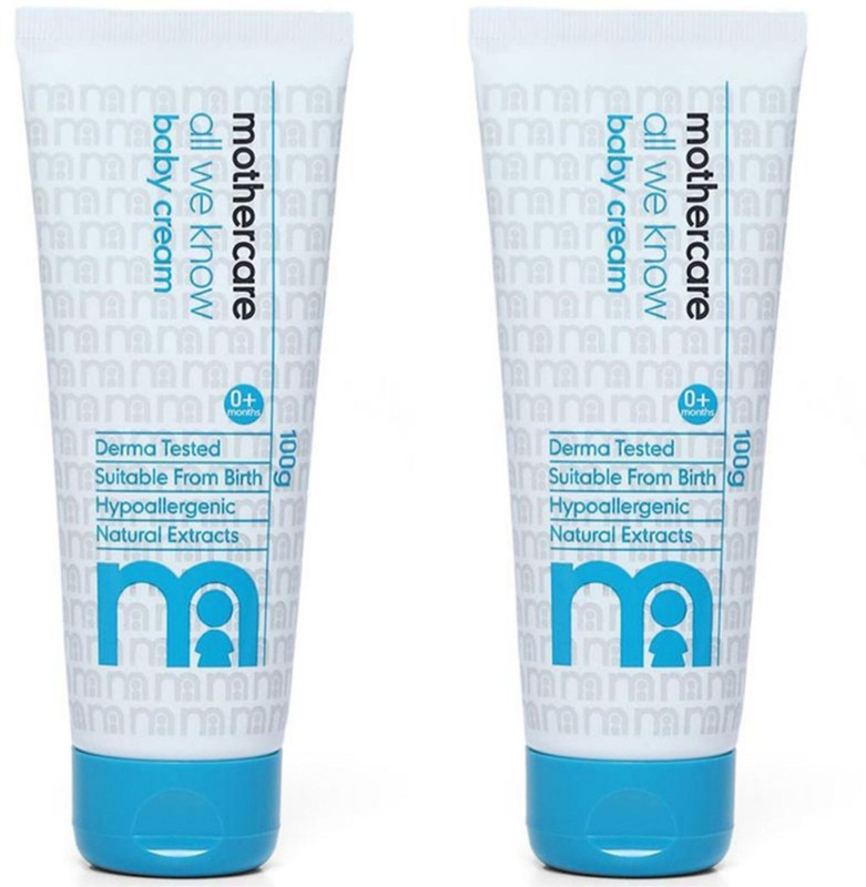 Mothercare ALL WE KNOW BABY CREAM 100G EACH (PACK-2)(200 g)
