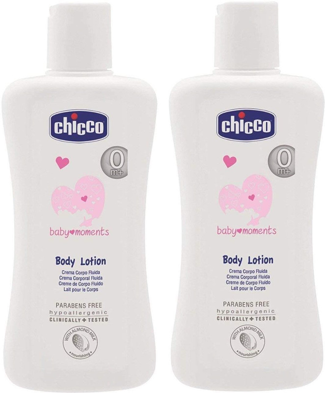 Chicco Baby Moments Body lotion 200 ml set of 2(200 ml)