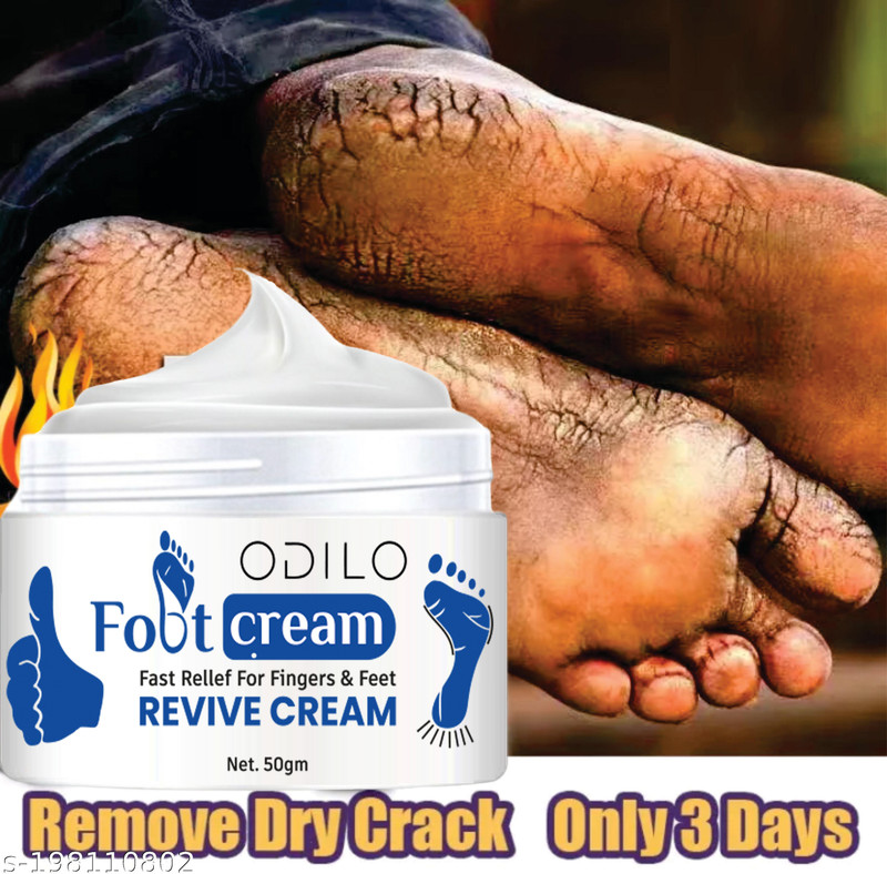 Odilo feet crack heel repair cream Smooth Foot Crack Cracked Heel Repair Foot Cream(50 g)