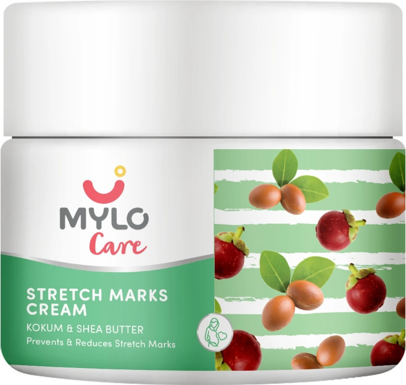 MYLO Care Stretch Marks Removal Cream, Goodness of Shea Butter, Saffron, Kokum Butter(100 g)