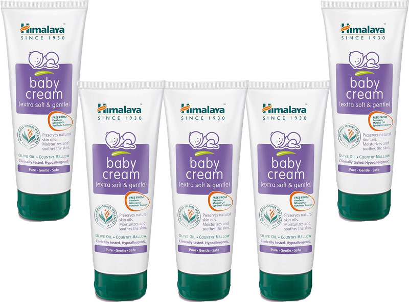 HIMALAYA BABY CREAM 50ml (Pack of 5)(250 ml)