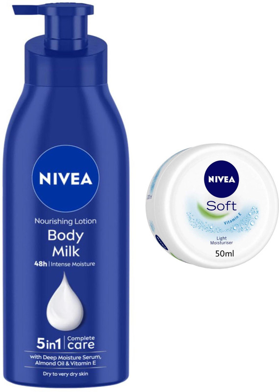 nivea Bodymilk 400ml & Soft cream 50ml All-in-One Analog Moisture Measurer(350 mm)