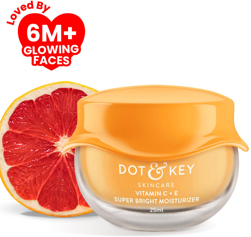 Dot & Key Vitamin C + E Sorbet Super Bright Moisturizer For Face,Reduces Skin Dullness(25 ml)