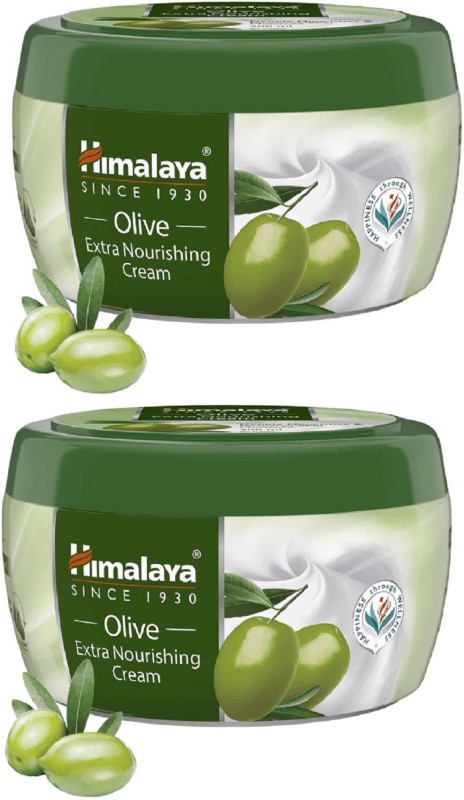 HIMALAYA Olive Extra Nourishing Moisturizer Cream Pack of 2  (200 ml)