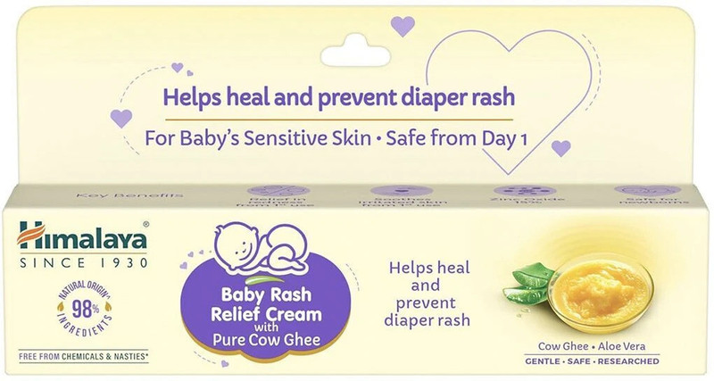 HIMALAYA Baby Rash Relief Cream with Pure Cow Ghee(20 g)