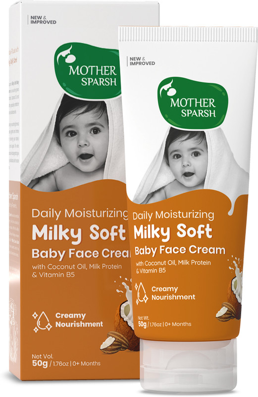 Mother Sparsh Daily Moisturizing Milky Soft Baby Face Cream(50 g)