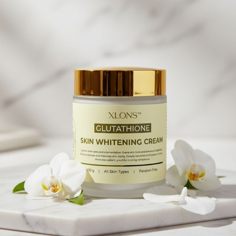 XLONS Glutathione Skin Whitening Cream | Helps Reduce Dark Spots & Pigmentation(100 g)