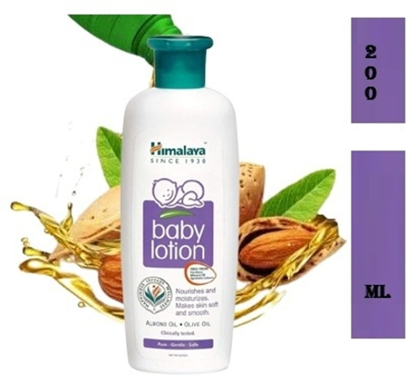 HIMALAYA Baby Lotion With Olive Oil & Almond Oil 200ml pack of 1(200 g)